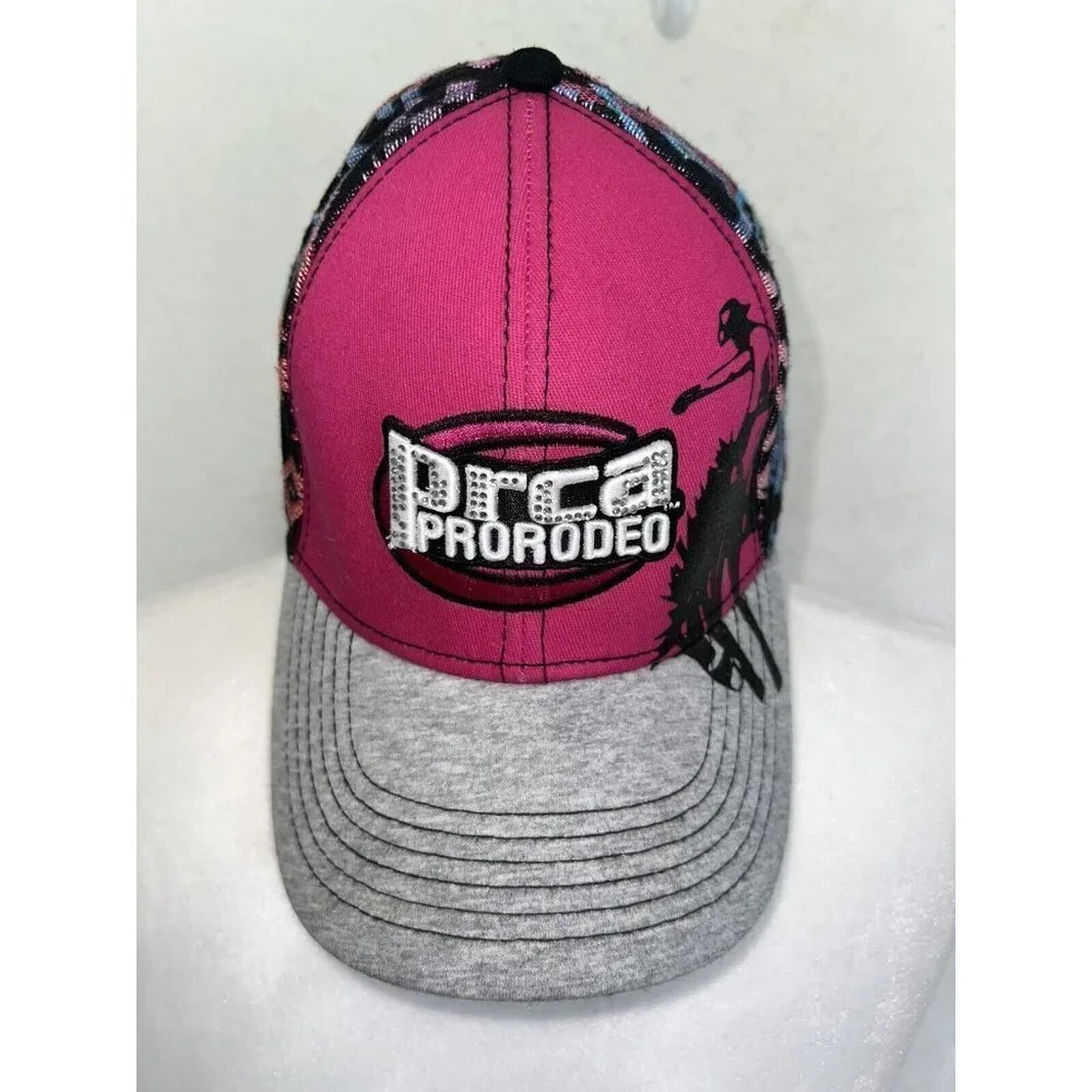 PRCA Pro Rodeo Circuit Western Baseball Hat Aztec Print Southern Adjustable